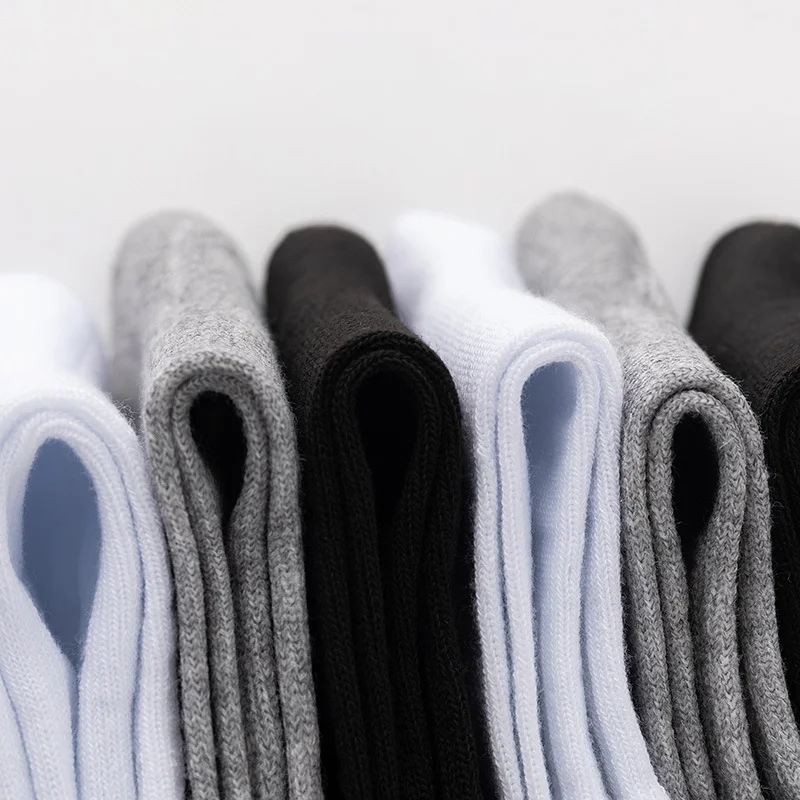 10 Pairs Men's Breathable Comfortable Socks Office Casual Business Sock for Sneakers Shoes Stocking Work Socks For All Seasons thumbnail 5