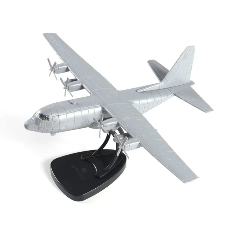 4D 1/144 US C-130 Hercules Transport Aircraft Warplane Toy Easy Assembly Military Model Gift for Boy thumbnail 5