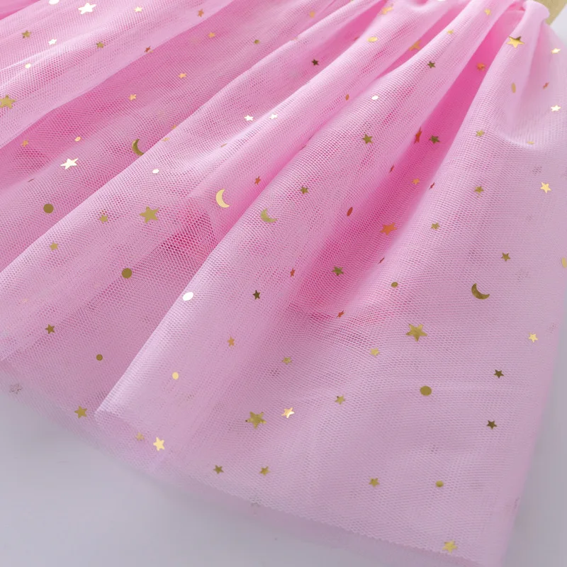 Children's Skirts For Girls Summer Cotton Lace Baby Mini Tutu Skirts Stars Glitter Dance Sequin Birthday Party Skirt for Kids thumbnail 6