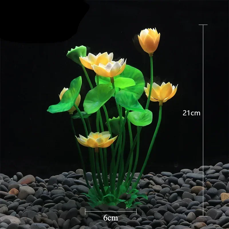 Fish Tank Water Plant Decoration Aquarium Decor Aquatic Plants Underwater Plastic Artificial Grass Accessories Pet Supplies Home thumbnail 6