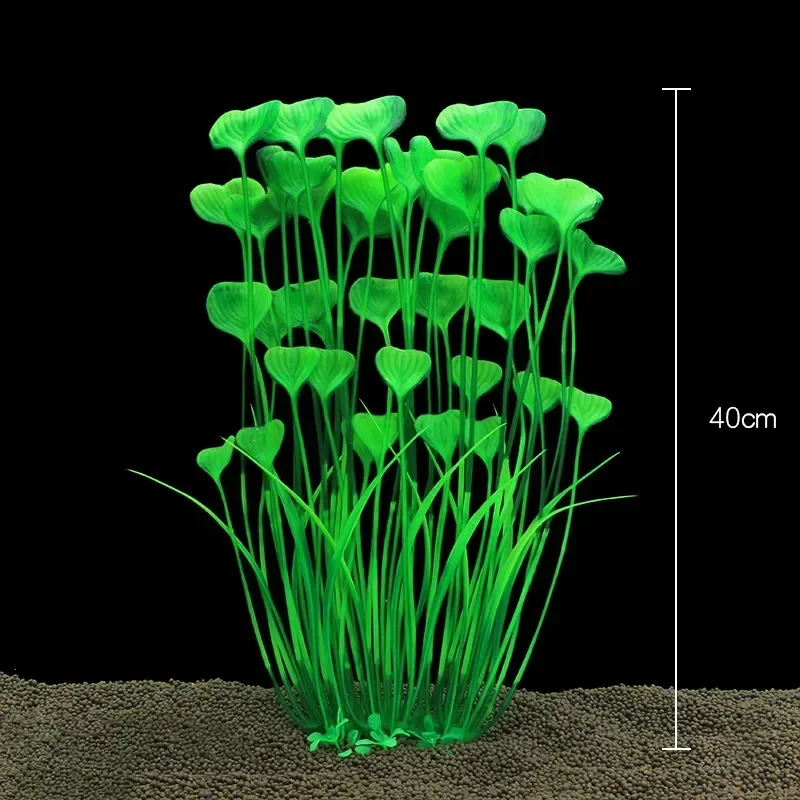 Fish Tank Water Plant Decoration Aquarium Decor Aquatic Plants Underwater Plastic Artificial Grass Accessories Pet Supplies Home thumbnail 2