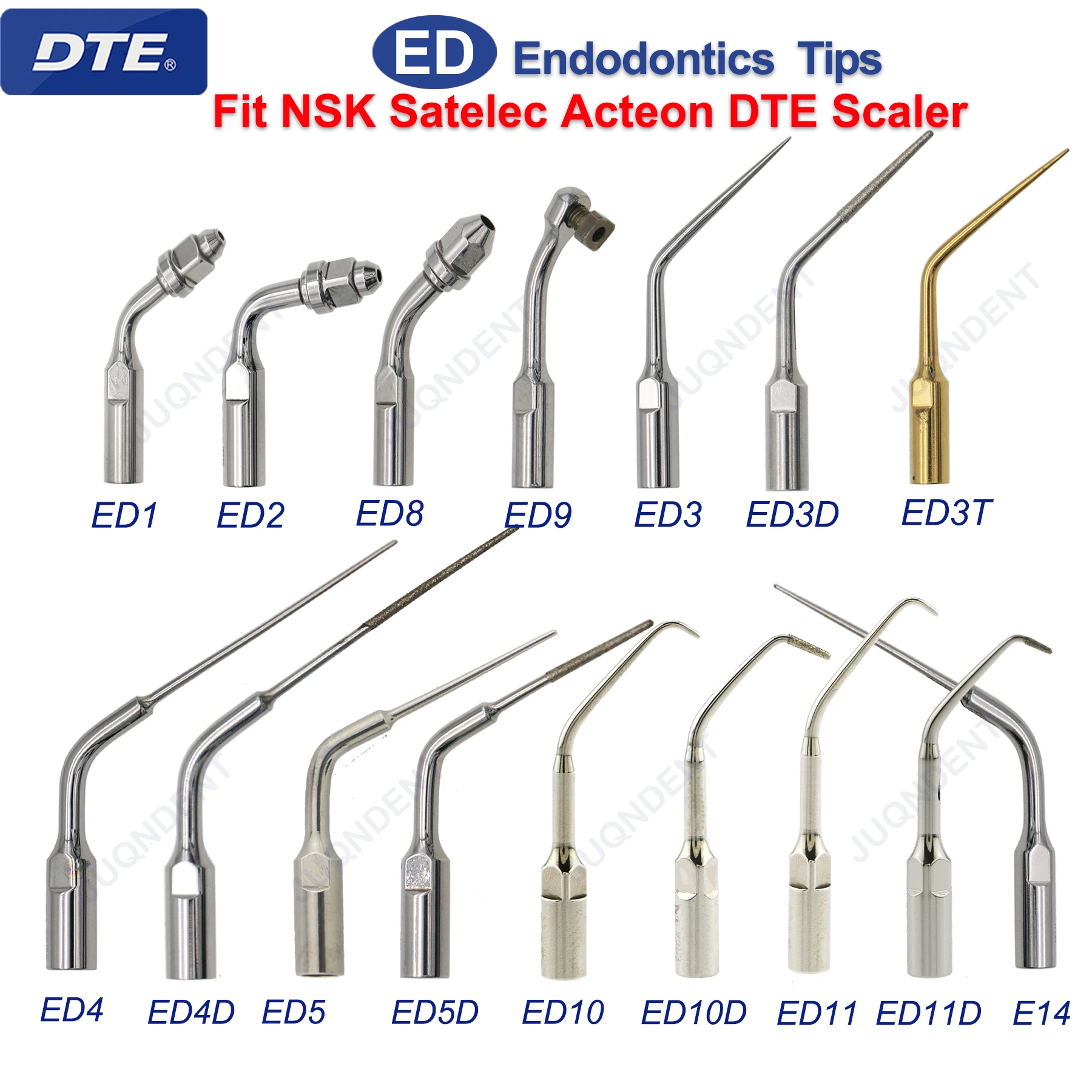 Woodpecker DTE Dental Ultrasonic Scaler V2 V3 LED Dentistry Scaler Tips For Scaling Endodontics Fit NSK Satelec Acteon handle thumbnail 4