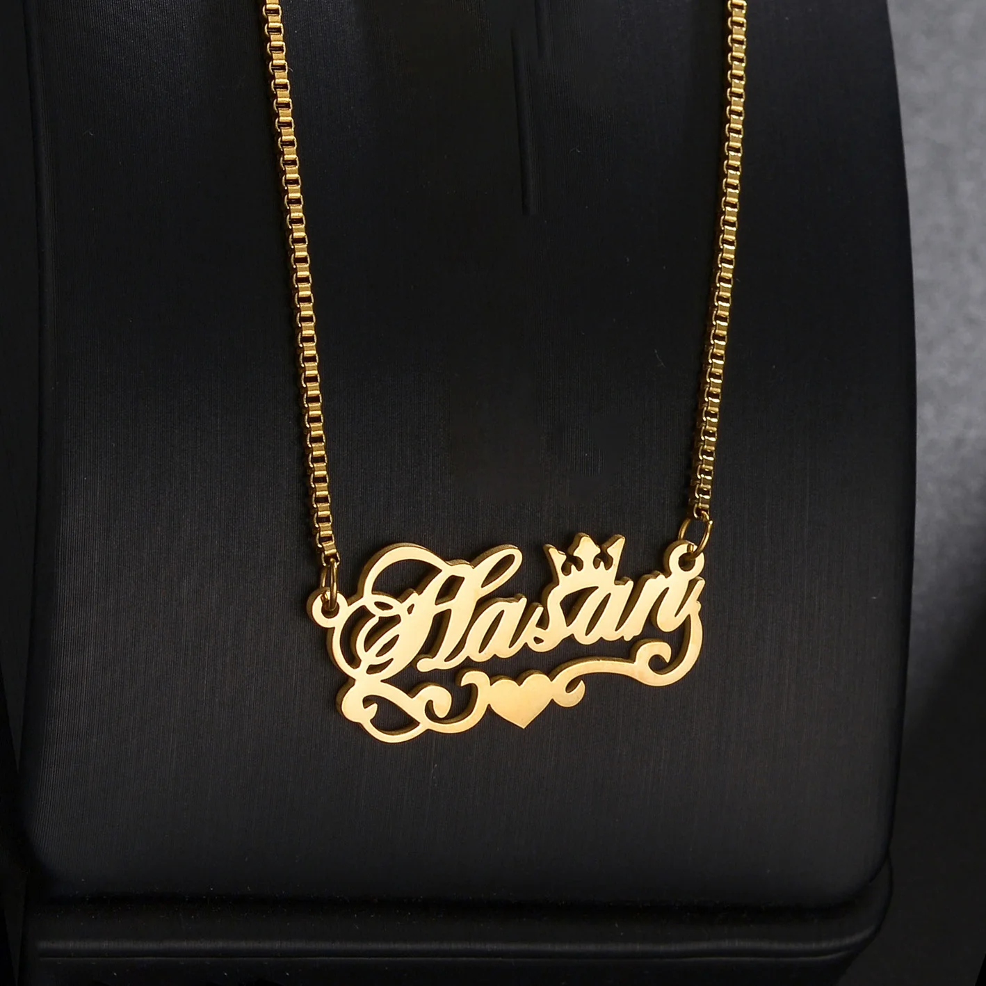 Atoztide Personalized Custom Name Necklace for Women Crown Butterfly Pendant Stainless Steel Chain Jewelry Fashion Birthday Gift thumbnail 5