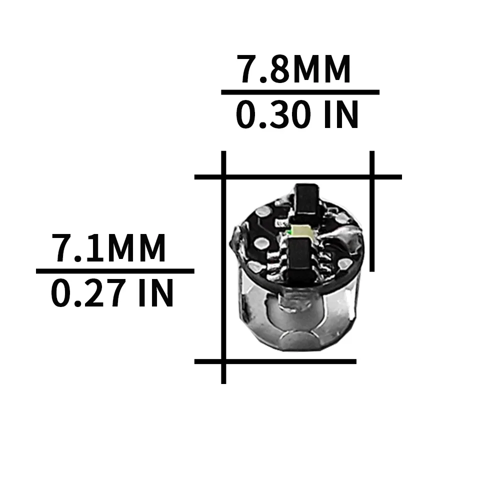 10pcs Super Mini Magnetic Led Lamp Toys 7.8mm *7.1mm DIY Model Making General Model Plus Light with Batteries and 1pc Magnet thumbnail 3