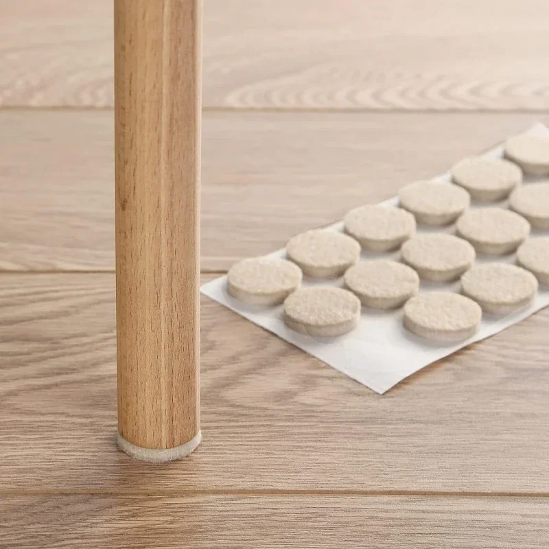 18/180Pcs Felt Chair Leg Pads Round Square Floor Protector Self Adhesive Furniture Table Legs Pad Bumper Anti Slip Furniture Mat thumbnail 5