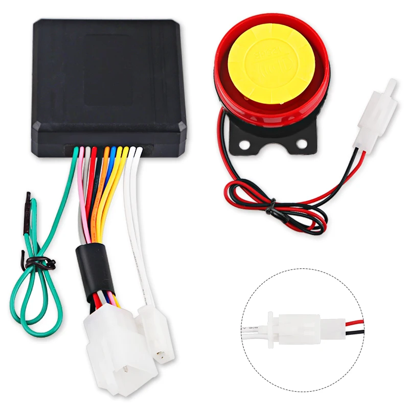 Motorcycle Anti-Theft Alarm System Wireless Remote Engine Starter Stop with Remote Controller Key Module Horn for 12V Motorcycle thumbnail 2
