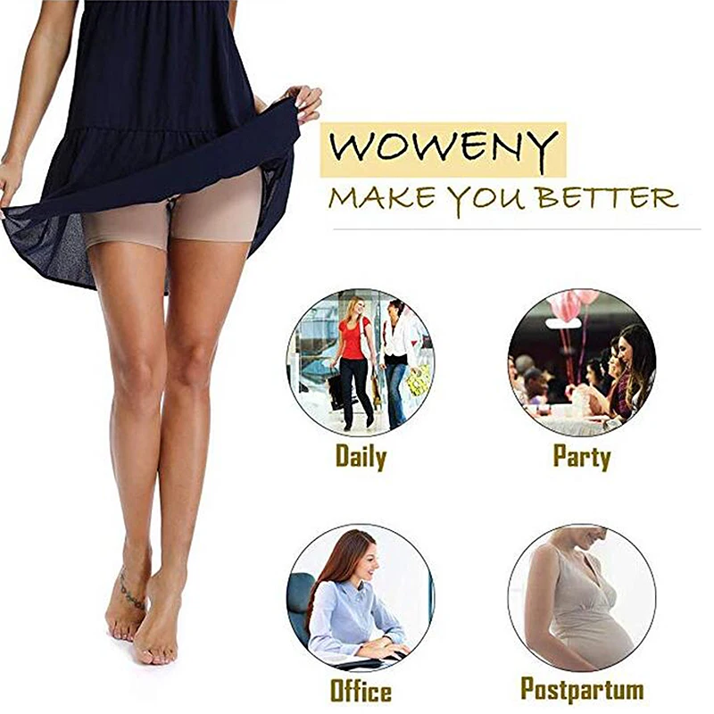 Womens High Waisted Shaper Shorts Smooth Shaping Boyshorts Panties Tummy Control Underwear Slimming Shapewear Short thumbnail 4
