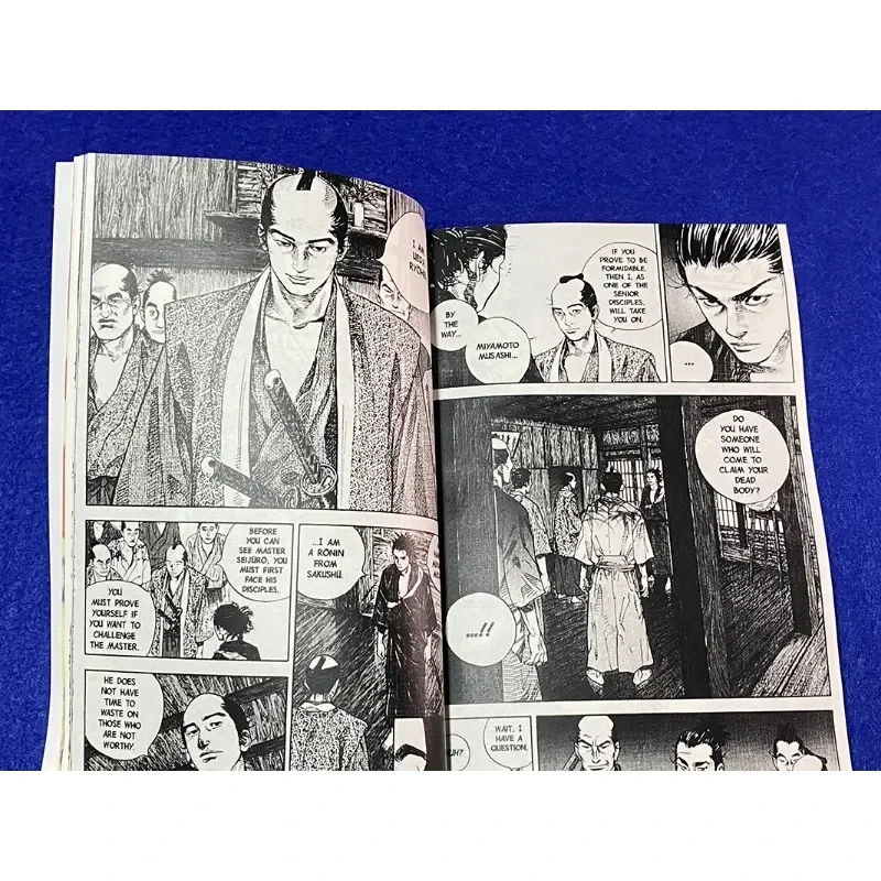 Anime Vagabond Volume 1-3 Miyamoto Musashi Japanese Teen Mystery Romance English Comic Book Manga Book English Version thumbnail 5