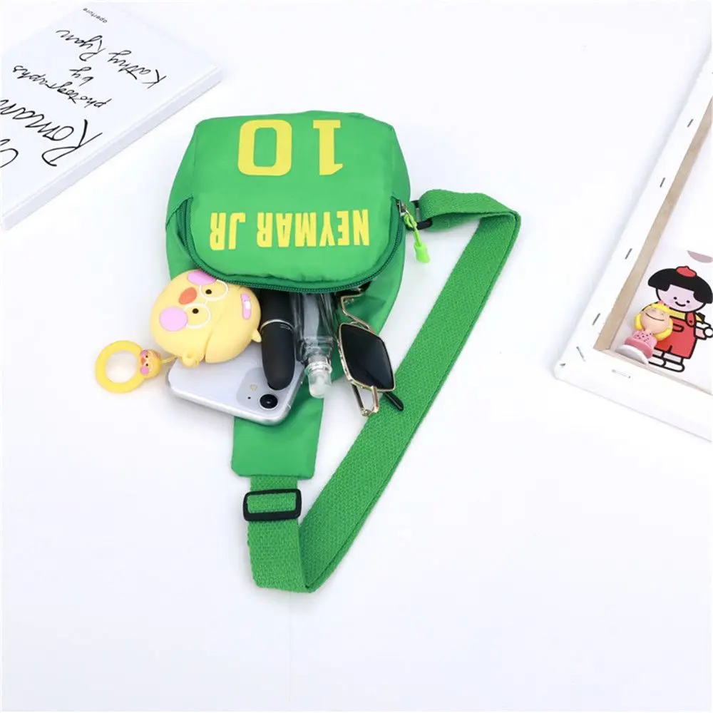 1pcs Cute Cartoon Children's Number Printed Chest Bag Girls Boys Sports Leisure Messenger Bag All-match Fashion Shoulder Bag thumbnail 4
