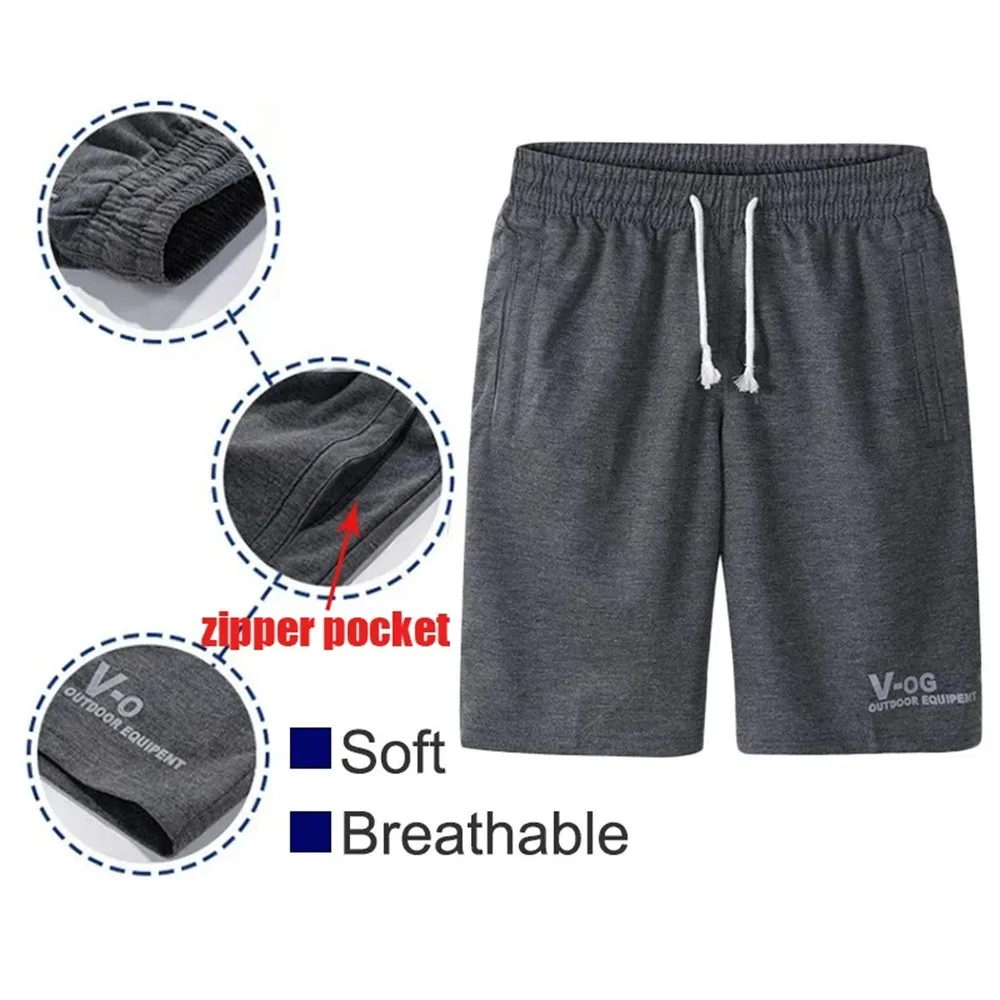 Summer Casual Shorts Men Boardshorts Breathable Loose Beach Short Pants Comfortable Fitness Basketball Sport Sweatpants Breeches thumbnail 5