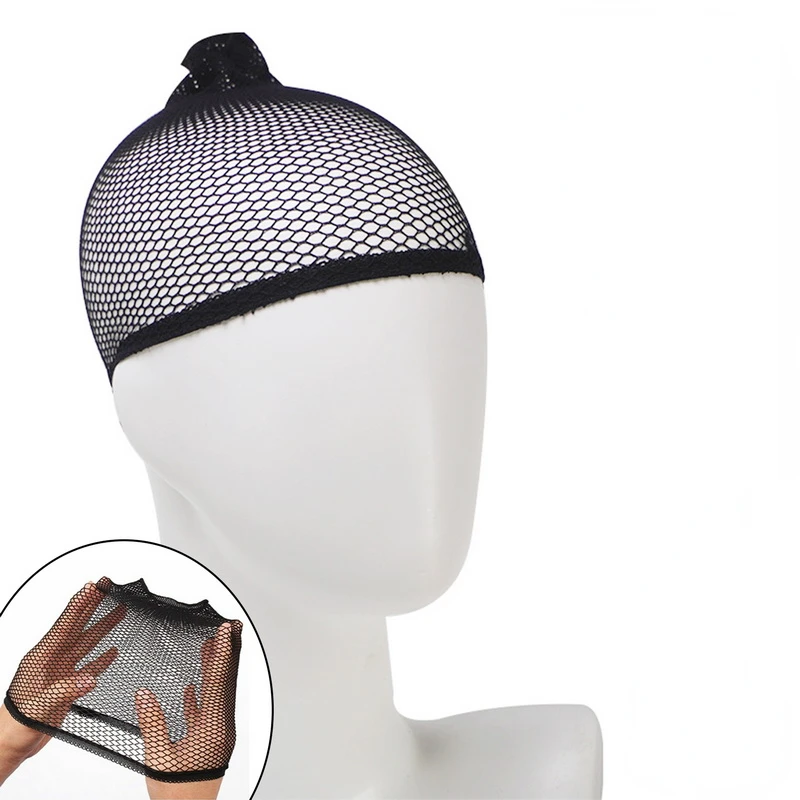 Nylon Mesh Weaving Black Wig Hair Net With Elastic New Fashion Hairnet Mesh Wig Caps Weaving Wig Cap & Hairnets for Women thumbnail 3