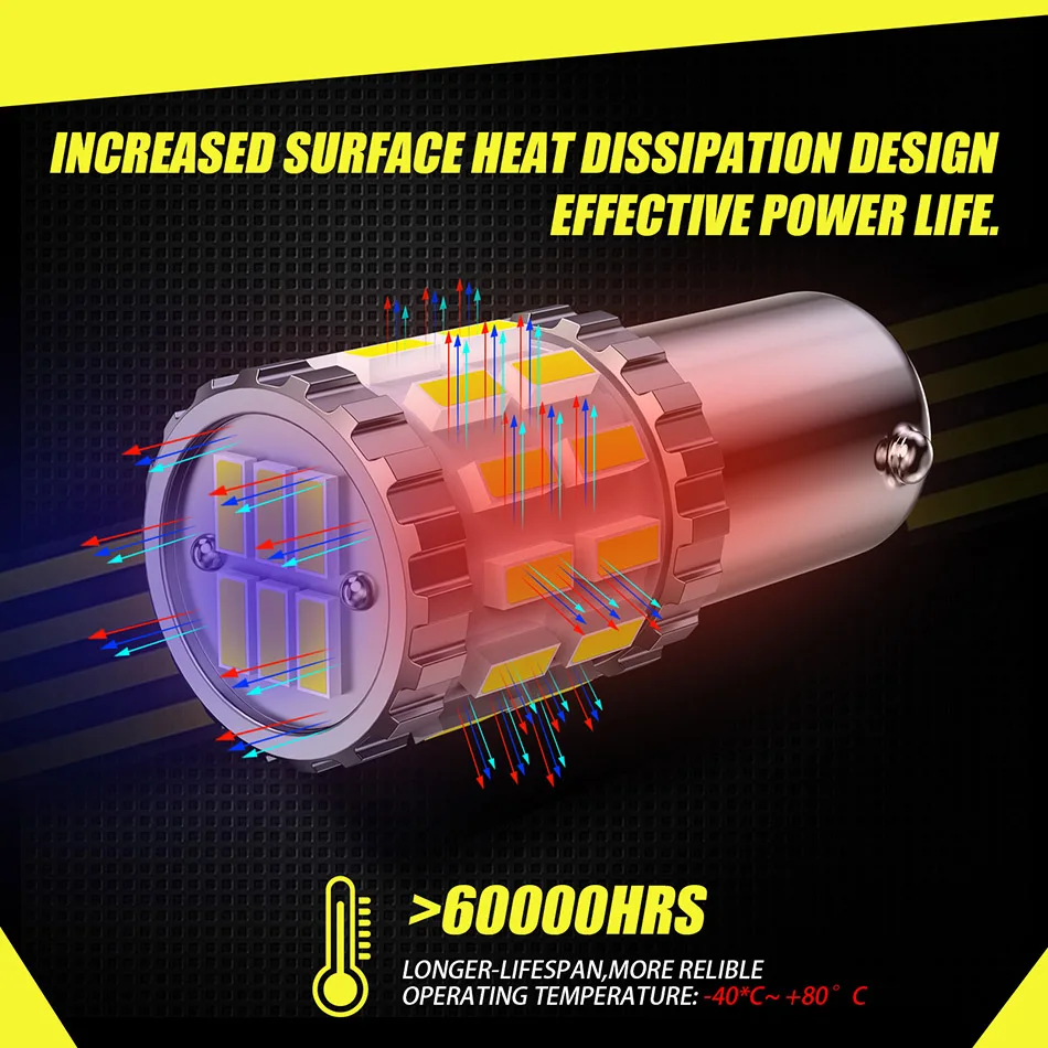 AILEO 2/10/20Pcs Car Auto BA9S BAY9S BAX9S T4W H6W H21W Led Bulbs 30SMD Custom Made Chips 6000K Parking DRL License Plate Lights thumbnail 3