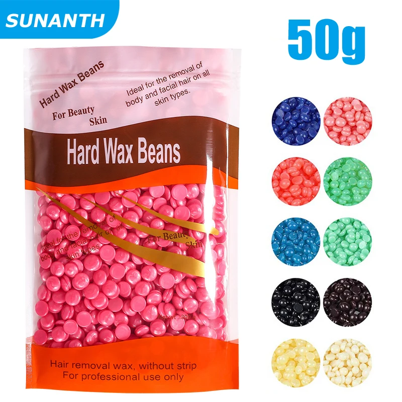500g/200g/50g Hard Wax Beans for Hair Removal Body European Brazilian Pearl for Wax Warmer Waxing Beans for Wax Heater Machine thumbnail 3