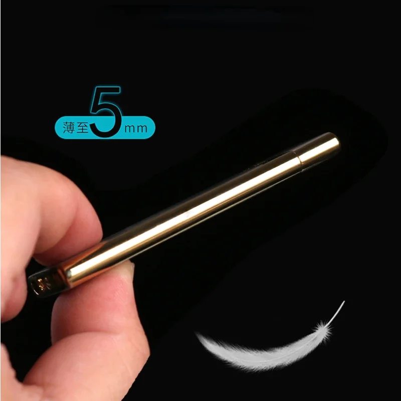 Zorro 636 Metal Ultra Thin Butane Gas Inflatable Grinding Wheel Lighter Holiday Gift Smoking Accessories Men's Small Tools thumbnail 4