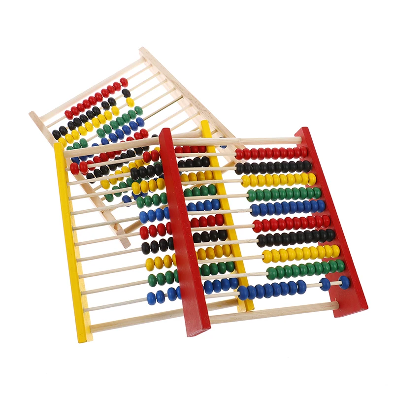 Colourful Abacus 10-speed Wooden Abacus Intelligence Development Wooden Abacus For Kids Mathematics For 3-6 Year Olds thumbnail 2