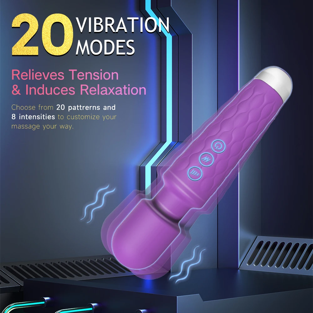 Powerful Vibrating AV Vibrator Magic Wand Clitoris Stimulator Sex Toys for Women G Spot Massager Adult Female Sex Erotic Product thumbnail 2