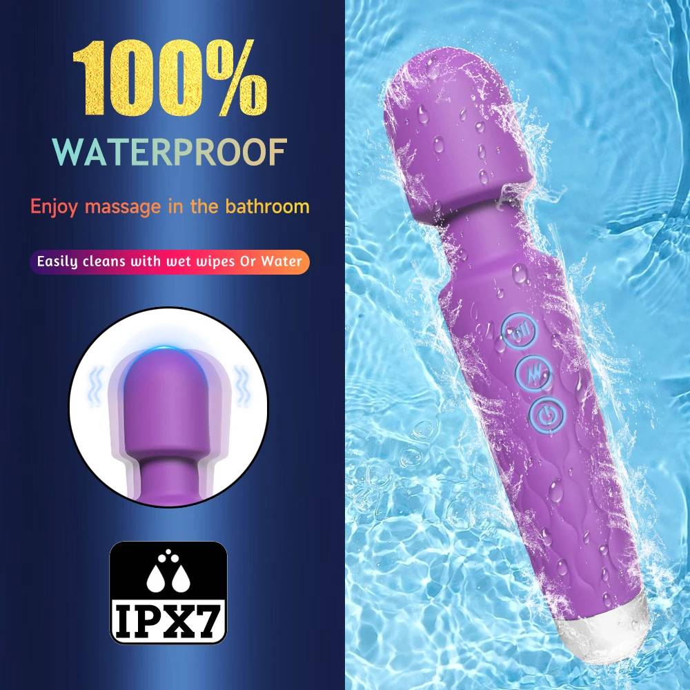 Powerful Vibrating AV Vibrator Magic Wand Clitoris Stimulator Sex Toys for Women G Spot Massager Adult Female Sex Erotic Product thumbnail 5