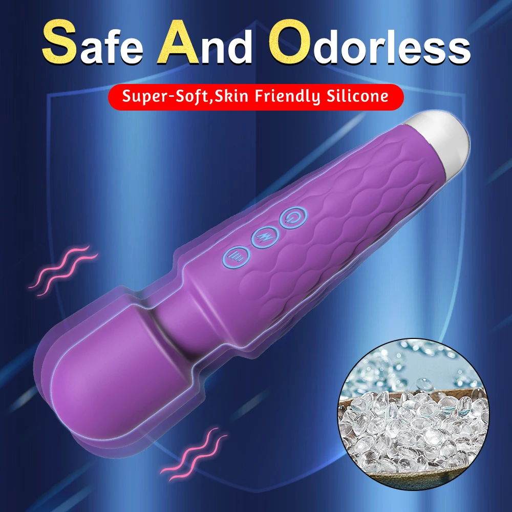 Powerful Vibrating AV Vibrator Magic Wand Clitoris Stimulator Sex Toys for Women G Spot Massager Adult Female Sex Erotic Product thumbnail 4