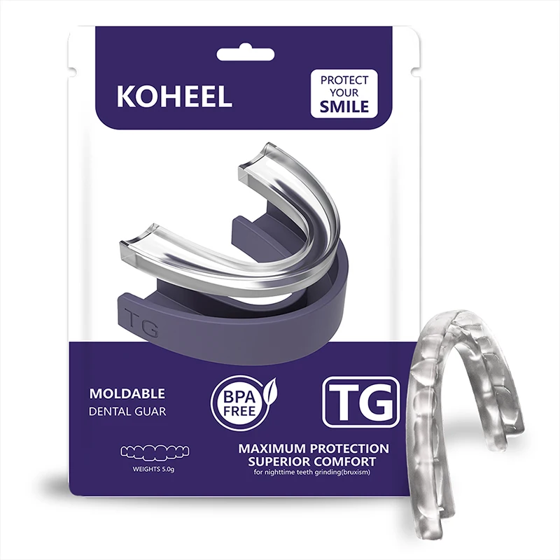KOHEEL TG Mouth Guard for Teeth Grinding with Forming Tray, Dental Guard That Easy to Use & Perfect fit, Stops Bruxism Night Gua