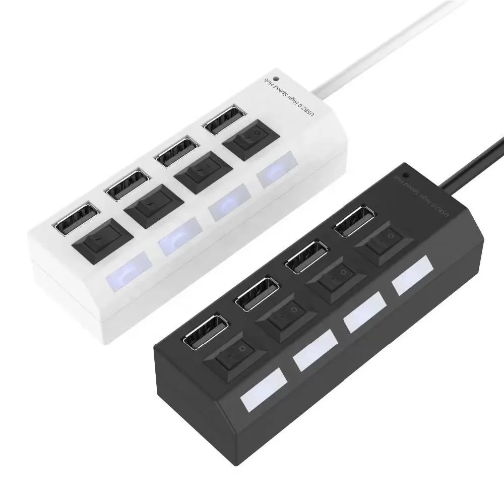 USB HUB 4/7 Port Multiple Expander With ON/OFF Switch Multi USB Splitter Hub 4ports 7ports Adapter Computer Accessories thumbnail 6