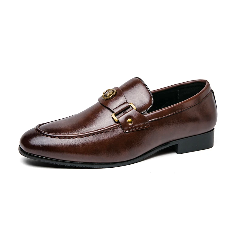 Fashion Shoes Men Casual Shoes Autumn Leather Loafers Office Shoes For Men Driving Moccasins Comfortable Slip on Party thumbnail 3
