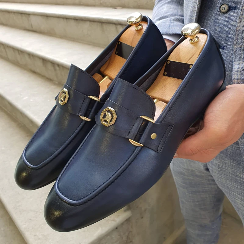 Fashion Shoes Men Casual Shoes Autumn Leather Loafers Office Shoes For Men Driving Moccasins Comfortable Slip on Party thumbnail 2