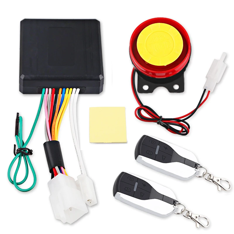 Universal  Motorcycle alarms Motorcycle Bike Alarm System Anti-theft Security Alarm Remote Control Engine Start Alarme thumbnail 2