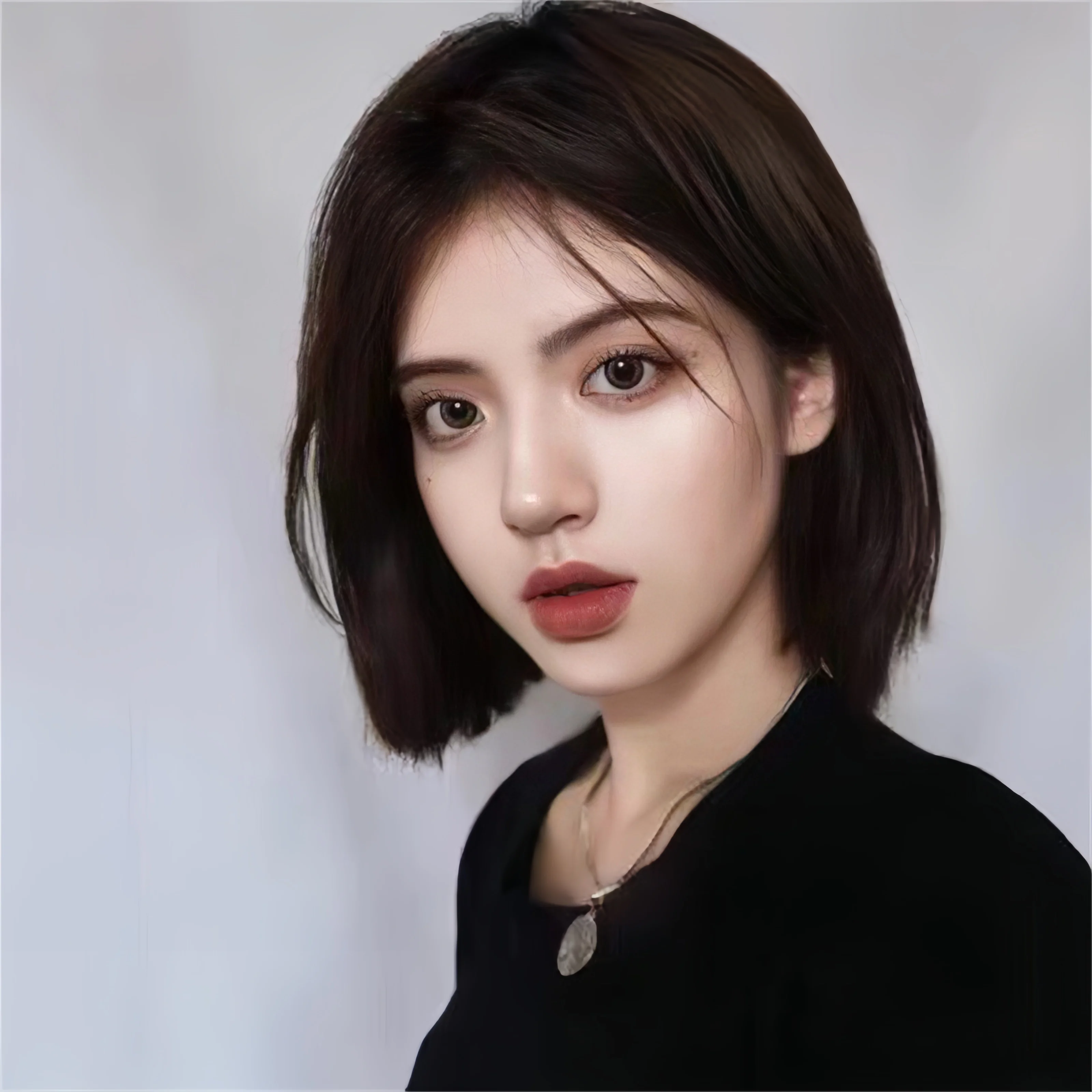 New wig female short hair bobo hair fashion shoulder-length synthetic fiber high temperature silk woven full head cover thumbnail 3