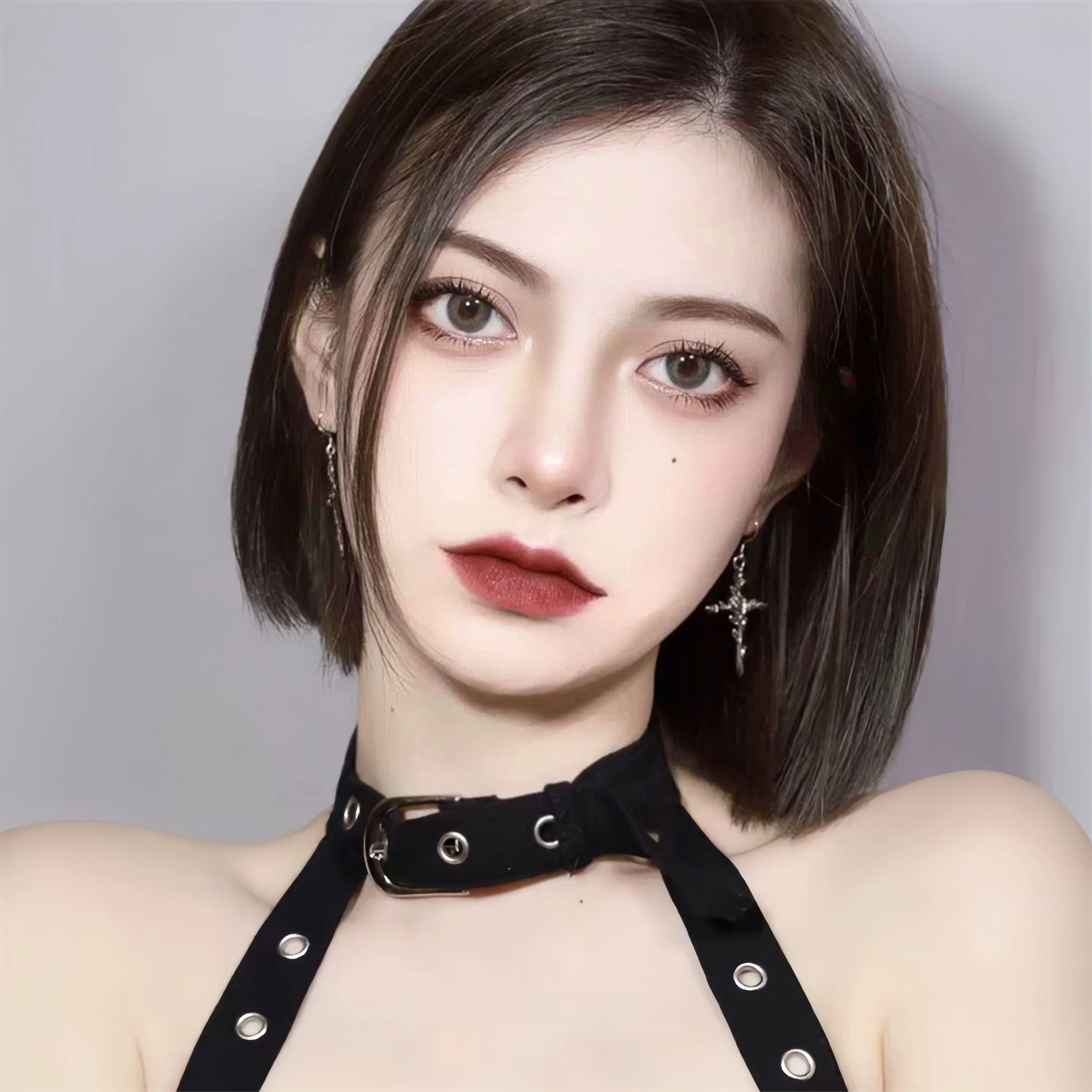 New wig female short hair bobo hair fashion shoulder-length synthetic fiber high temperature silk woven full head cover thumbnail 4