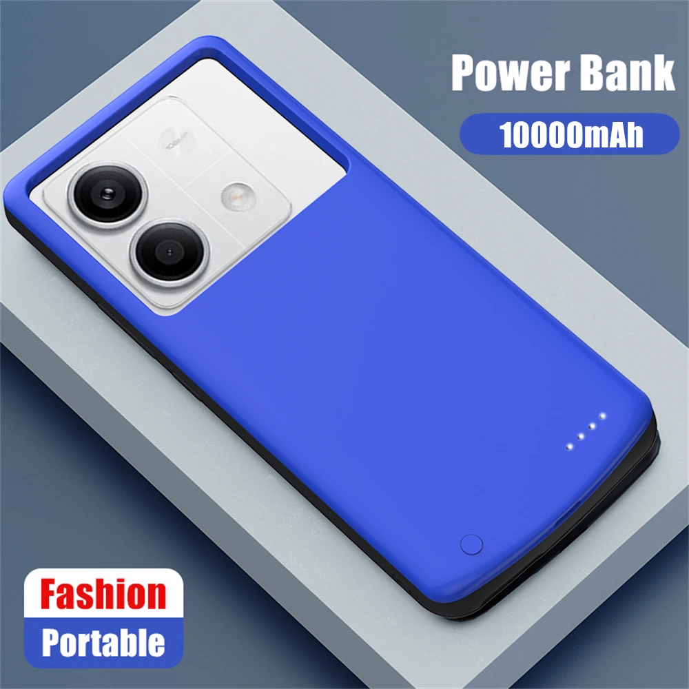 10000mAh For Xiaomi Mi POCO X6 Pro 5G External Battery Cases Portable Charger Power Bank Cover For Redmi Note 13 5G Power Case thumbnail 4