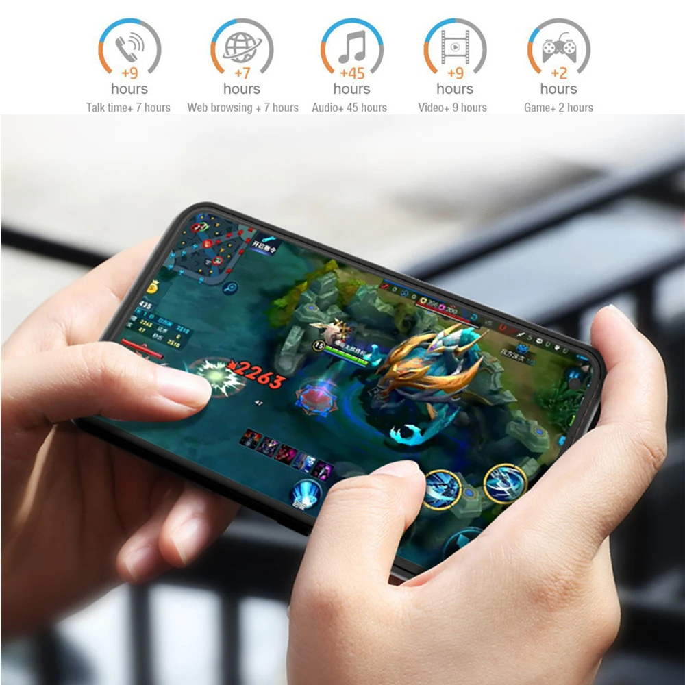 10000mAh For Xiaomi Mi POCO X6 Pro 5G External Battery Cases Portable Charger Power Bank Cover For Redmi Note 13 5G Power Case thumbnail 6