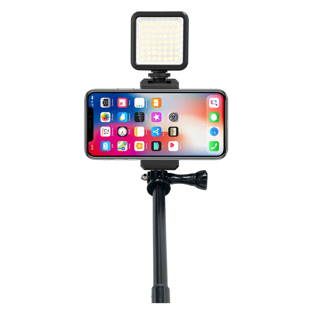 Phone Holder Clip Bracket Adapter for Smartphone Iphone Huawei Samsung Tripod 1/4 Inch Nut Hole Gopro Selfie Stick Accessories thumbnail 2