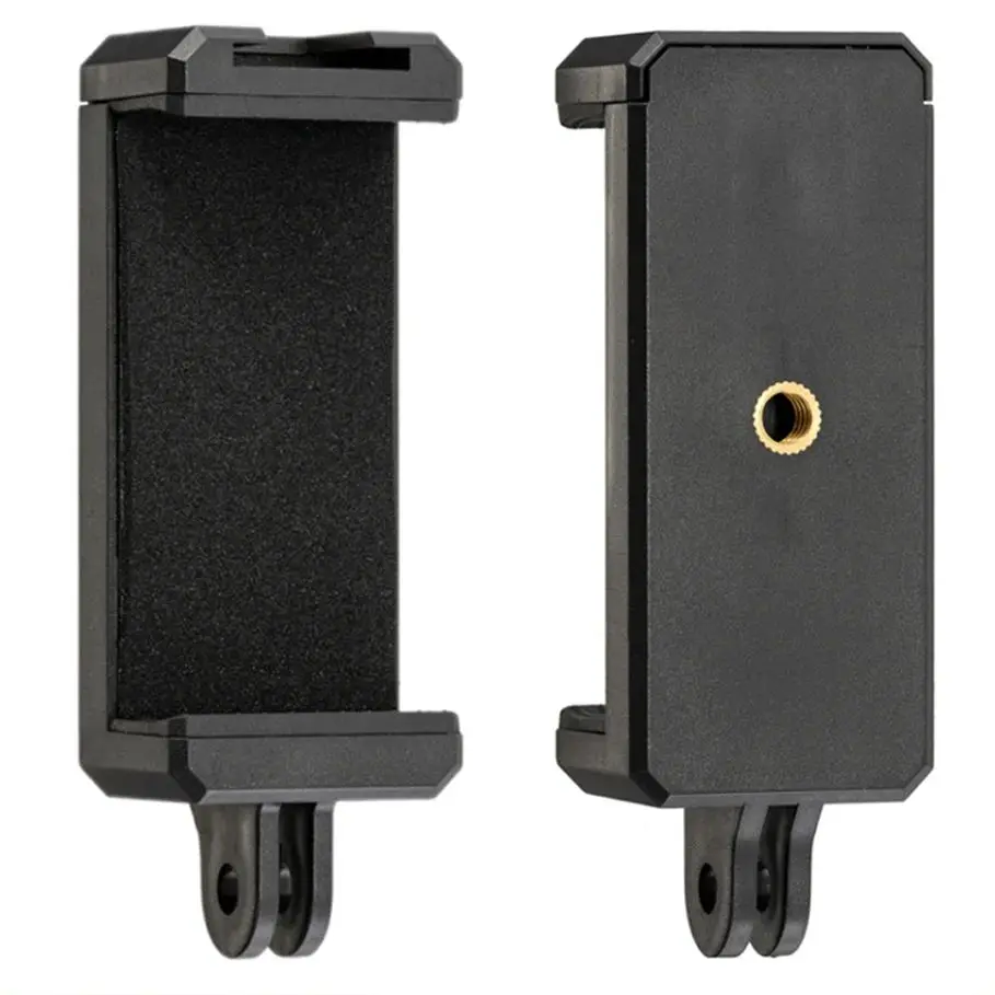 Phone Holder Clip Bracket Adapter for Smartphone Iphone Huawei Samsung Tripod 1/4 Inch Nut Hole Gopro Selfie Stick Accessories thumbnail 5