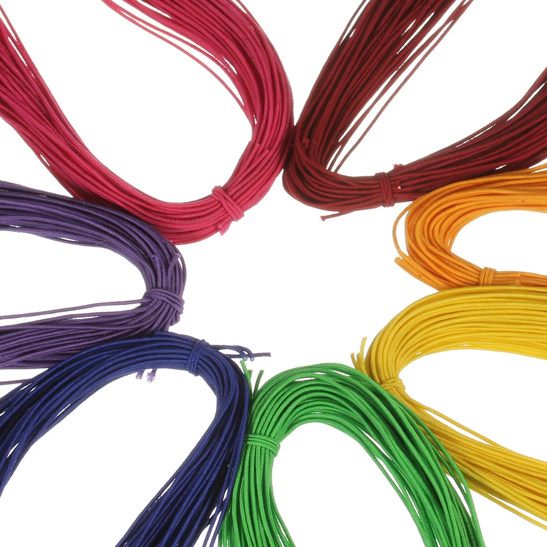 Apx 25Yards/Pack Color Braided Elastic Cord Beading Craft Stretch Threads String for Jewelry Making DIY Bracelet Accessories thumbnail 5