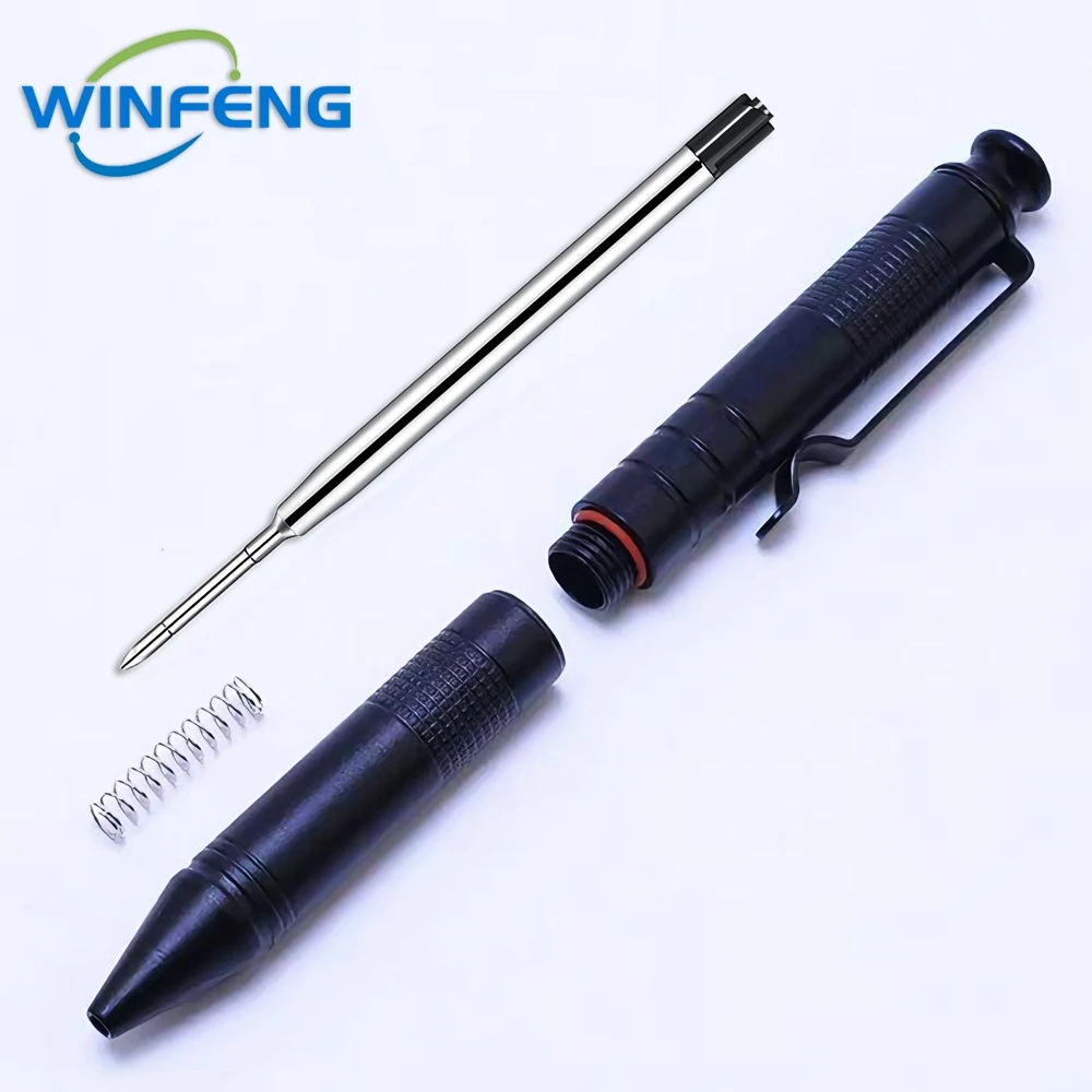 High Quality Metal Signature Pen Self-Defense Tactical Ballpoint Pen Anti-skid Writing Tools Office Supplies Holiday Gift thumbnail 5