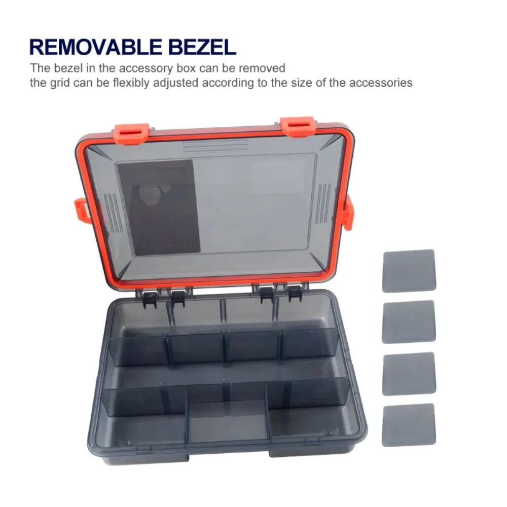Fishing Tackle Box Large Capacity Waterproof Accessories Hook Storage Lure Bait Tray Storage Lure Bait Organizer Boxes thumbnail 5
