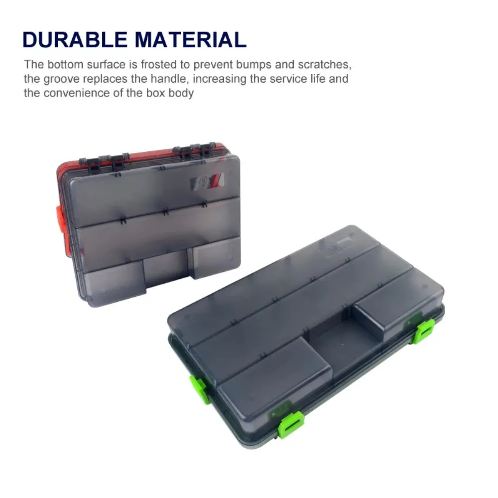 Fishing Tackle Box Large Capacity Waterproof Accessories Hook Storage Lure Bait Tray Storage Lure Bait Organizer Boxes thumbnail 3