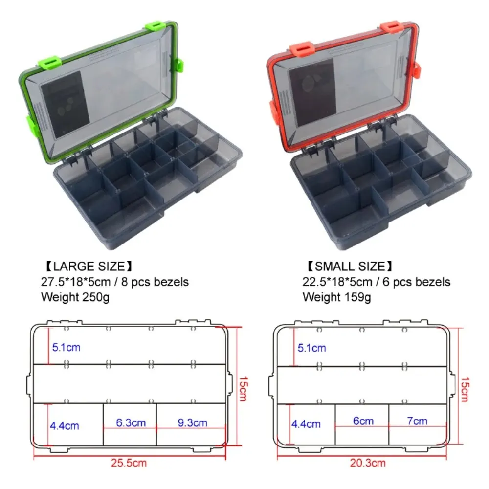 Fishing Tackle Box Large Capacity Waterproof Accessories Hook Storage Lure Bait Tray Storage Lure Bait Organizer Boxes thumbnail 2