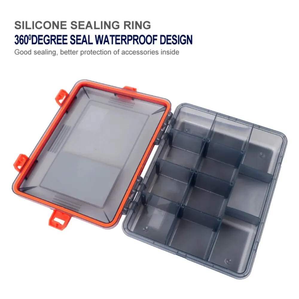 Fishing Tackle Box Large Capacity Waterproof Accessories Hook Storage Lure Bait Tray Storage Lure Bait Organizer Boxes thumbnail 4