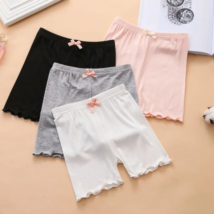 2pcs/Lot Girls Safety Shorts 2024 Summer Toddler Kids Solid Modal Shorts Pants Teenage Panties Children Safety Short Underpants thumbnail 2