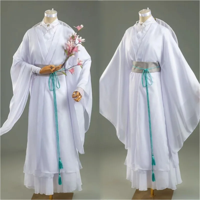 Xie Lian Cosplay Costume Tian Guan Ci Fu Cosplay Xielian Wigs Bamboo Hat Prop Men Women Halloween Comic Full Set Anime Cosplay thumbnail 2