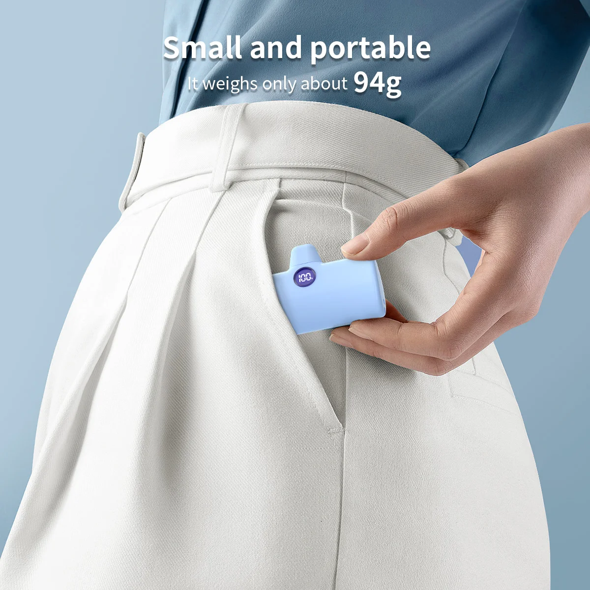 Fast Charging Power Bank Portable Charger External Battery for iPhone Samsung Huawei Xiaomi HONOR 5000mAh Type C or Lightning thumbnail 5