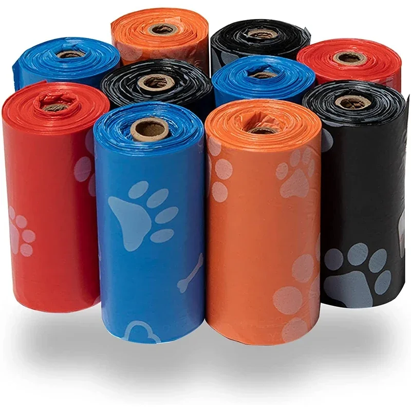 120 Rolls Dog Poop Bag Outdoor Cleaning Poop Bag Outdoor Clean Pets Supplies for Dog 15Bags/Roll Refill Garbage Bag Pet Supplies thumbnail 4
