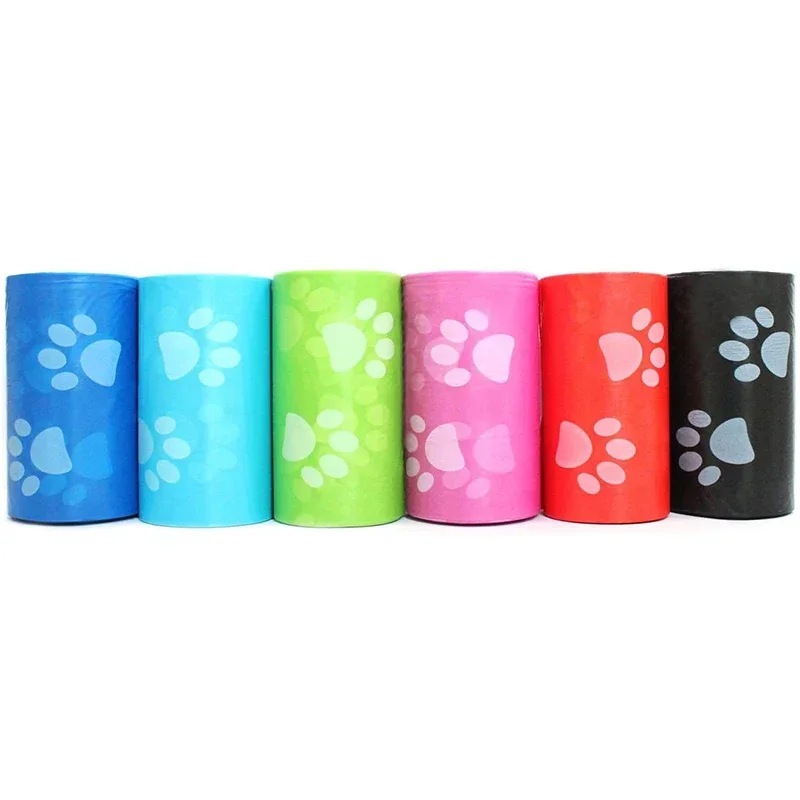 120 Rolls Dog Poop Bag Outdoor Cleaning Poop Bag Outdoor Clean Pets Supplies for Dog 15Bags/Roll Refill Garbage Bag Pet Supplies thumbnail 2