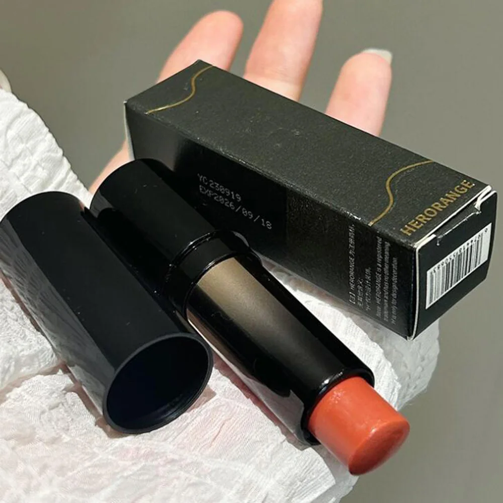 Low Saturation Mirror Water Light Solid Lip Gloss Mirror Russet Lipstick Moisturizing Lips Tint Nature Nude Lip Makeup Cosmetics thumbnail 5