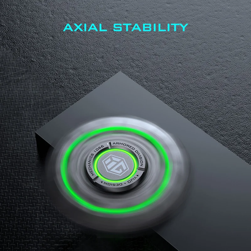 Luminous Hand Spinner Alloy All Metal Gyro Fidget Spinner Fingertip for Adult Stress Relief Desk EDC Toys Gifts thumbnail 2