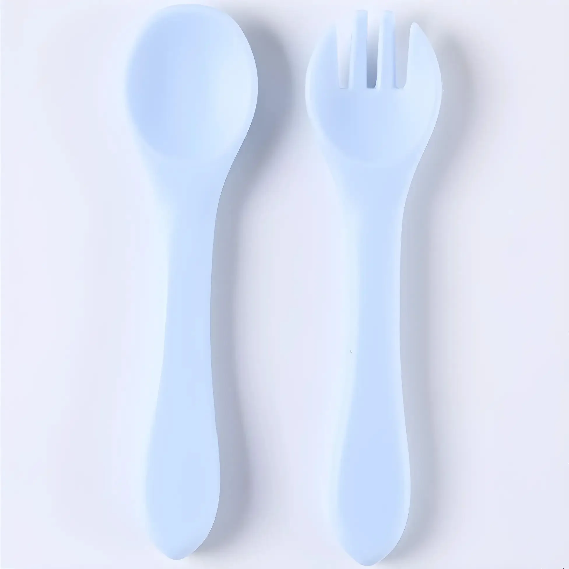 Children's tableware complementary soft spoon baby spoon baby silicone soft spoon feeding water small spoon thumbnail 6
