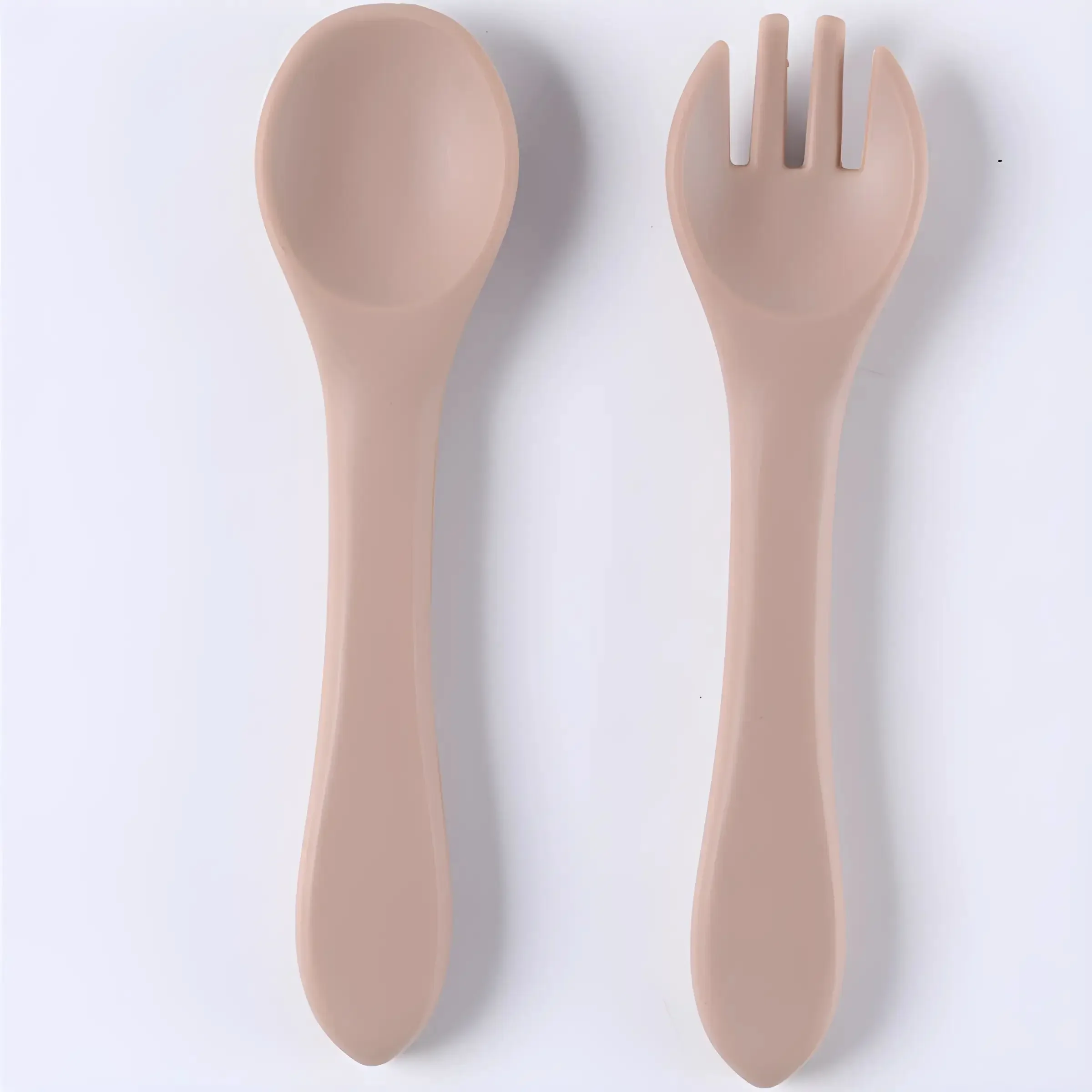 Children's tableware complementary soft spoon baby spoon baby silicone soft spoon feeding water small spoon thumbnail 2