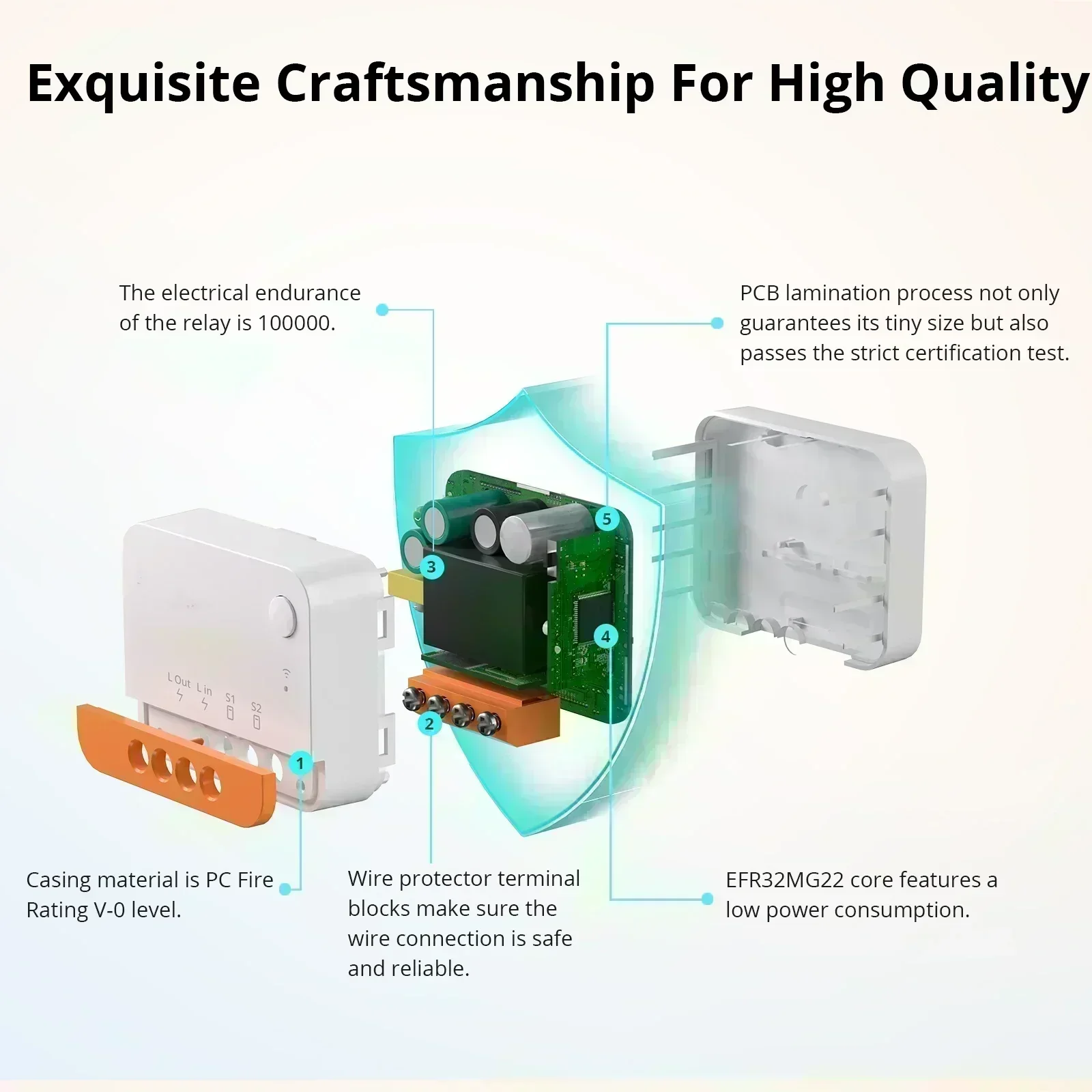 SONOFF ZBMINI L2 Zigbee Smart Switch Mini L2 Zigbee ZBMINIL2 No Neutral Wire Two-Way Control Required 1-Gang  Alexa Google Home thumbnail 5