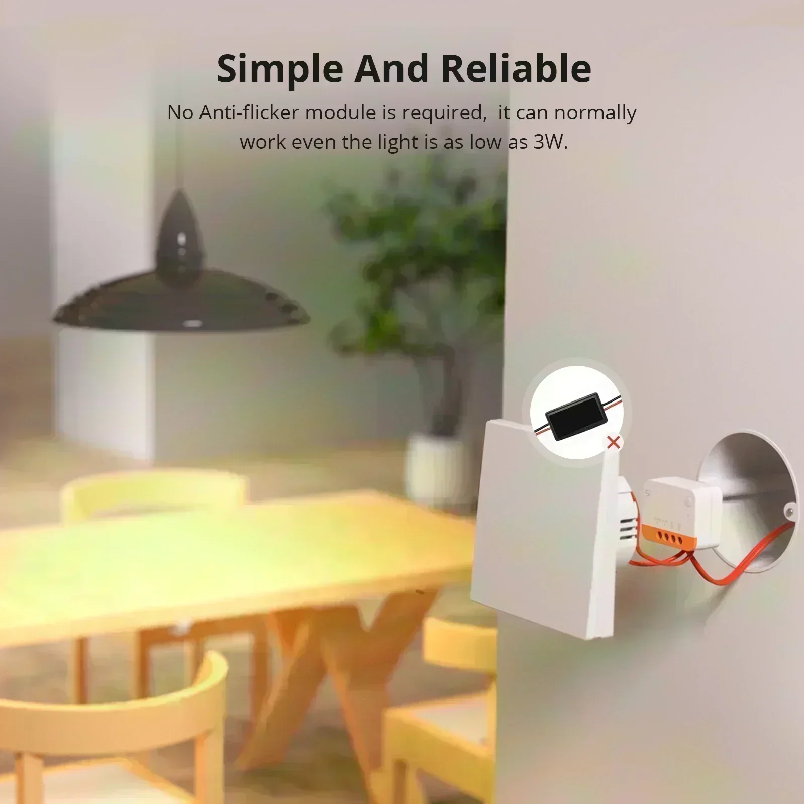 SONOFF ZBMINI L2 Zigbee Smart Switch Mini L2 Zigbee ZBMINIL2 No Neutral Wire Two-Way Control Required 1-Gang  Alexa Google Home thumbnail 4